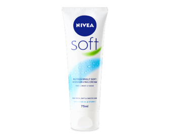 Крем для обличчя, рук та тіла Nivea Soft інтенсивне зволоження, 75мл