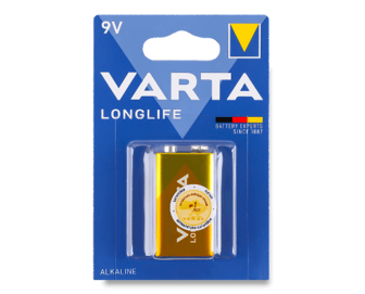 Батарейка Varta Longlife 9V, шт