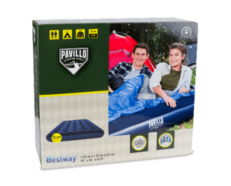 Матрац BestWay Flocked Air Bed Double 191х137х22 см, шт