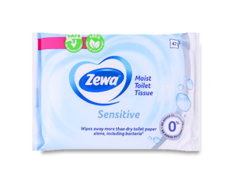 Папір туалетний вологий Zewa Pure, 42шт/уп (42шт)