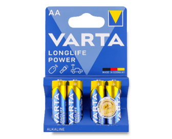 Батарейка Varta Longlife Power AA, 4шт (4шт)