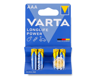 Батарейка Varta Longlife Power AAA, 4шт (4шт)