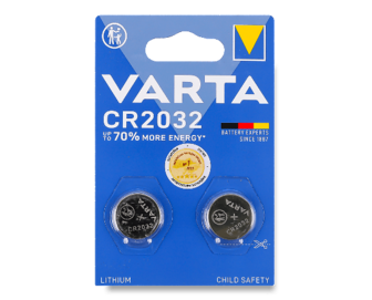 Батарейки Varta Lithium CR2032 BLI2, 2шт (2шт)