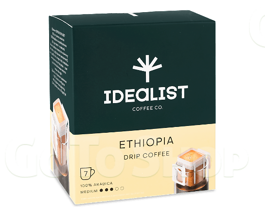 Кава мелена Idealist Coffee Co. Ефіопія дріп, 7*12г