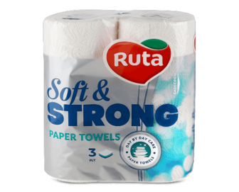 Рушники паперові Ruta Soft Strong, 2шт/уп