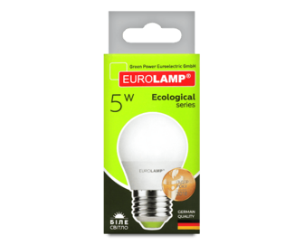 Лампа Eurolamp LED ECO P G45 5W 4000K E27, шт