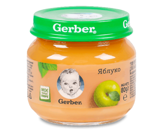 Пюре Gerber яблуко, 80г (80г)