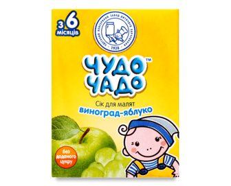 Сік «Чудо Чадо» виноградно-яблучний, 200мл (200мл)