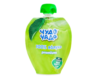 Пюре «Чудо-Чадо» Premium яблуко, 90г (90г)