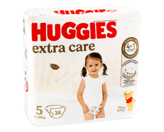 Підгузки Huggies Extra Care 5 (11-25 кг), 28шт