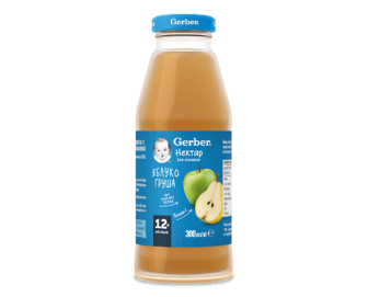 Нектар Gerber яблуко-груша, 300мл