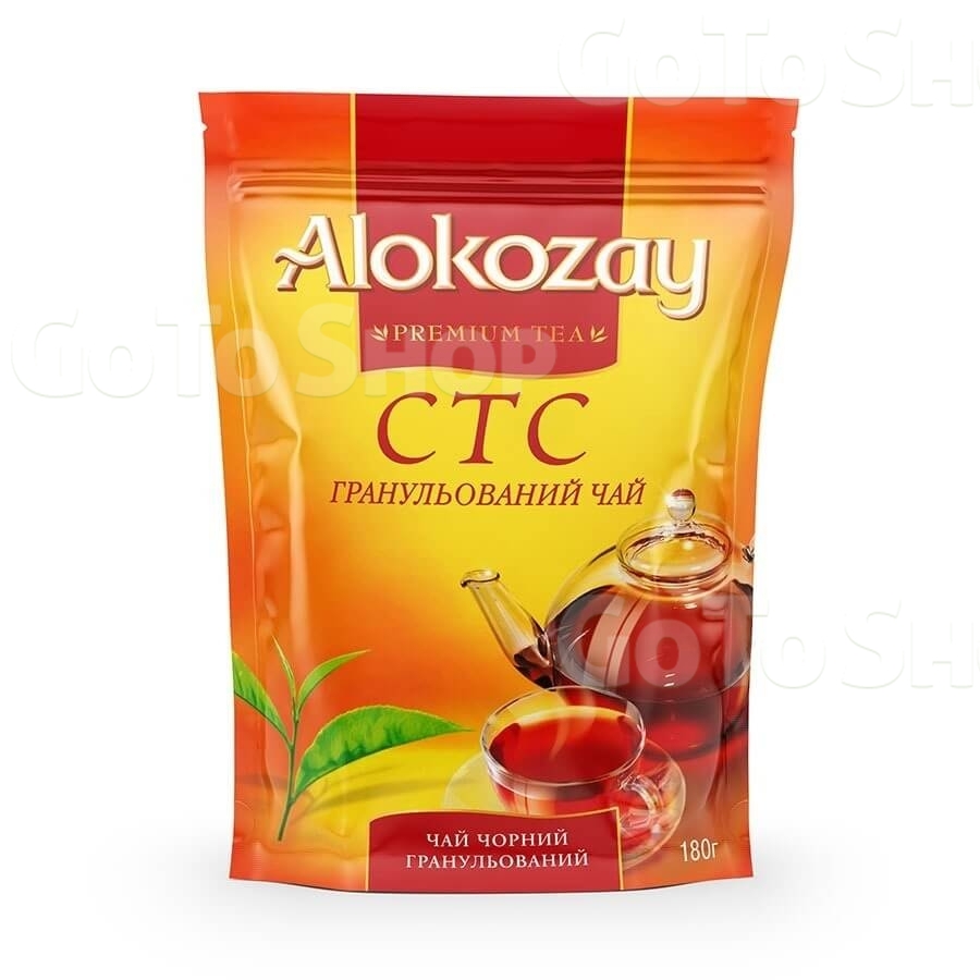 Чай 180 г Alokozay СТС чорний гранульований 