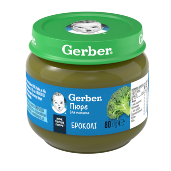 Пюре 80г Gerber овочеве броколі 