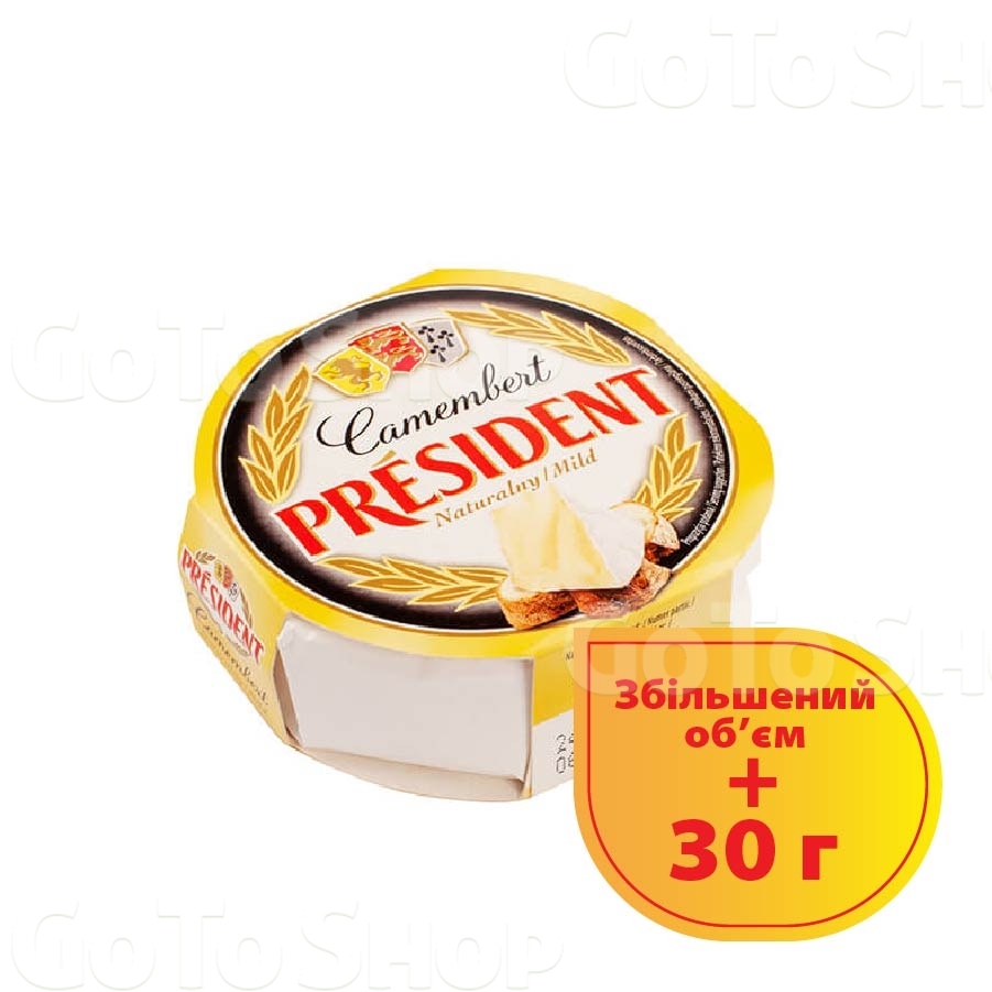 Сир м&#039;який 120 г President Камамбер 60% 