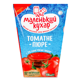 Пюре томатне «Маленький кухар» 130г