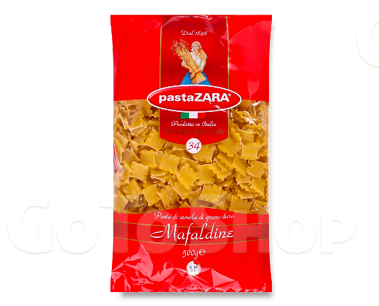 Вироби макаронні Pasta Zara Мафальдіне, 500г