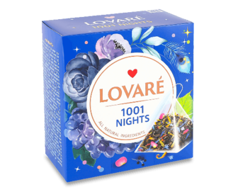 Чай чорний та зелений Lovare 1001 Nights, 15*2г (15*2г)