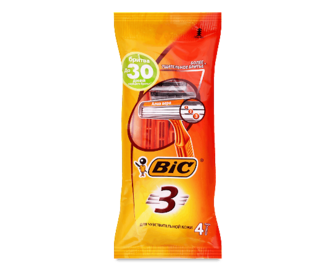 Бритва BIC Sensitive, 4шт/уп