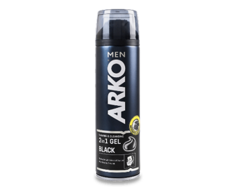 Гель для гоління Arko Black, 200мл
