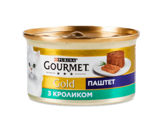 Корм для котів Gourmet Gold паштет із кролика, 85г