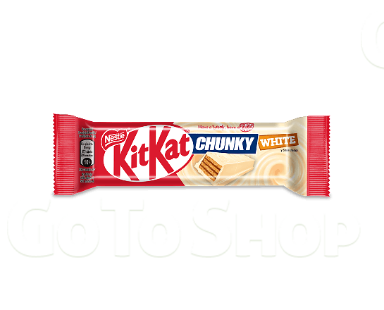 Батончик Kit Kat Chunky в білому шоколаді 40г