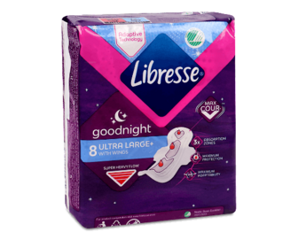 Прокладки Libresse Ultra Goodnight soft 8шт