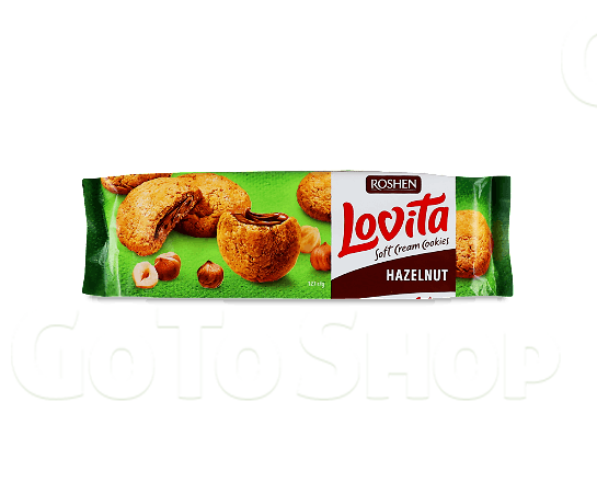 Печиво Roshen Lovita Soft Cream Cookies hazelnut 127г