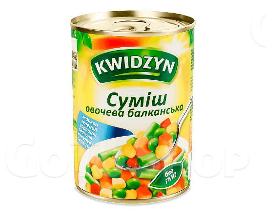 Суміш овочева Kwidzyn Балканська 400г