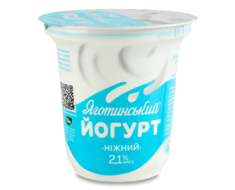 Йогурт Яготинський ніжний 2,1% 260г