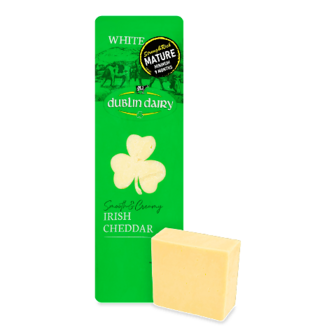Сир Dublin Dairy Чеддер білий 48% з коров'ячого молока 100г