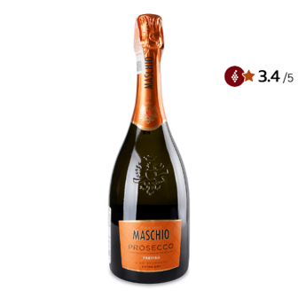 Вино ігристе Maschio Prosecco Treviso extra-dry 0,75л (0,75л)