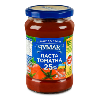 Паста томатна Чумак 25% с/б