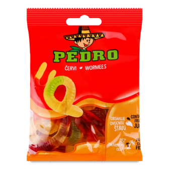 Цукерки Pedro «Черв'ячки» жувальні