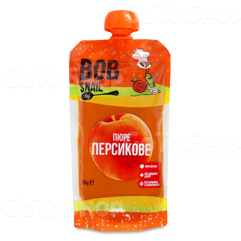 Пюре Bob Snail персикове