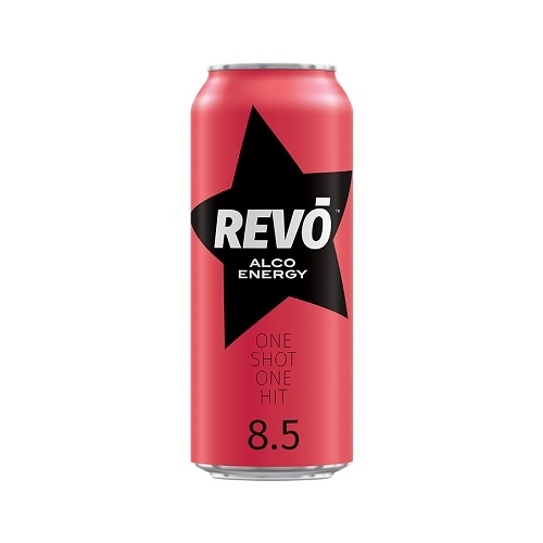 Напій 0,5л Revo Cherry Аlco Energy алкогольний газований 8,5% 