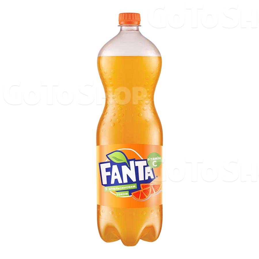 Напій 2 л Fanta Апельсин безалкoгoльний сильнoгазoваний  