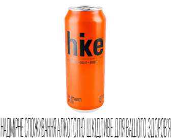 Пиво Hike Premium з/б, 0,5л (0,5л)