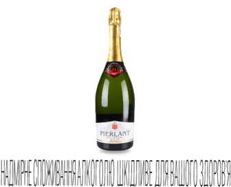 Вино ігристе Pierlant Brut, 0,75л (0,75л)