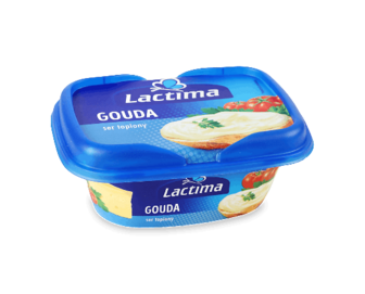 Сир плавлений Lactima «Гауда» 52,5%, 130г