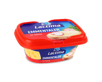 Сир плавлений Lactima «Емменталь» 52,5%, 130г