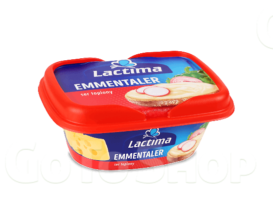 Сир плавлений Lactima «Емменталь» 52,5%, 130г