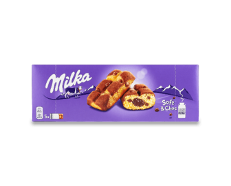 Бісквіт Milka з шоколадною начинкою, 175г