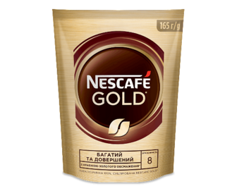 Кава розчинна Nescafe Gold натуральна, 165г (165г)