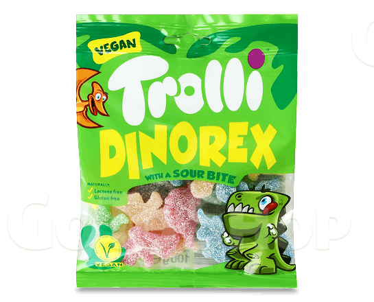 Мармелад жувальний Trolli Dino Rex зефірний, 100г