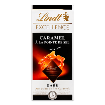 Шоколад темний Lindt Excellence карамель з сіллю 100г (100г)