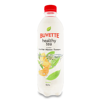 Напій Buvette Healthy Tea зі смаклм білого чаю, абрикоса і танжирина 0,5л