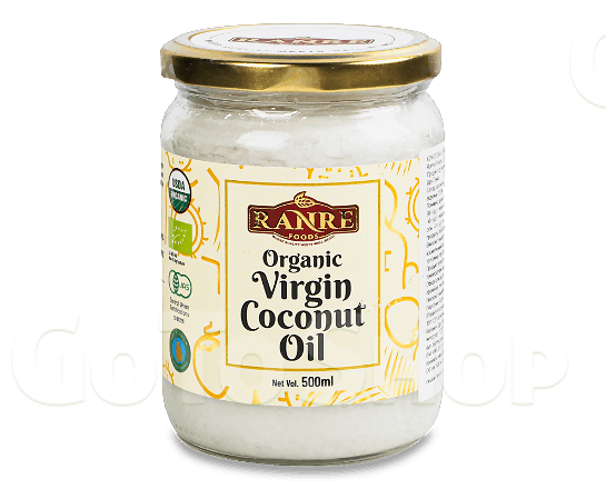 Олія кокосова Ranre Virgin органічна, 0,5л
