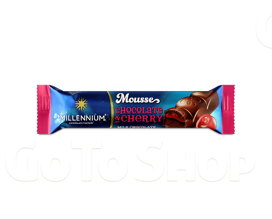 Шоколад молочний Millennium Mousse Chocolate&amp;Cherry, 33г