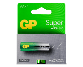 Батарейки GP Super Alkaline G-Tech AA LR6, 4шт