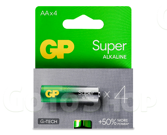 Батарейки GP Super Alkaline G-Tech AA LR6, 4шт